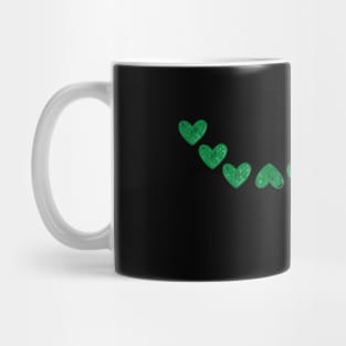 Smiley heart green Mug